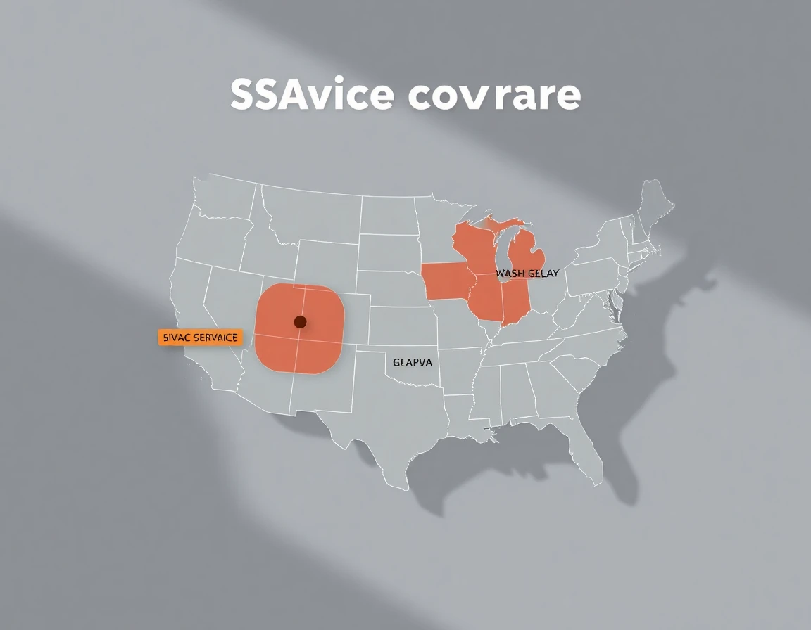 Hvac Service Areas Map